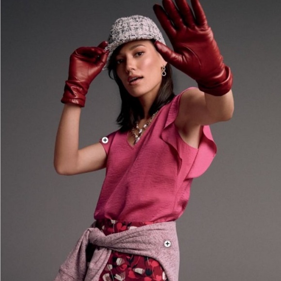 cabi NWOT Rose Top, Bright Pink, SMALL, Fall 21 - Picture 4 of 4